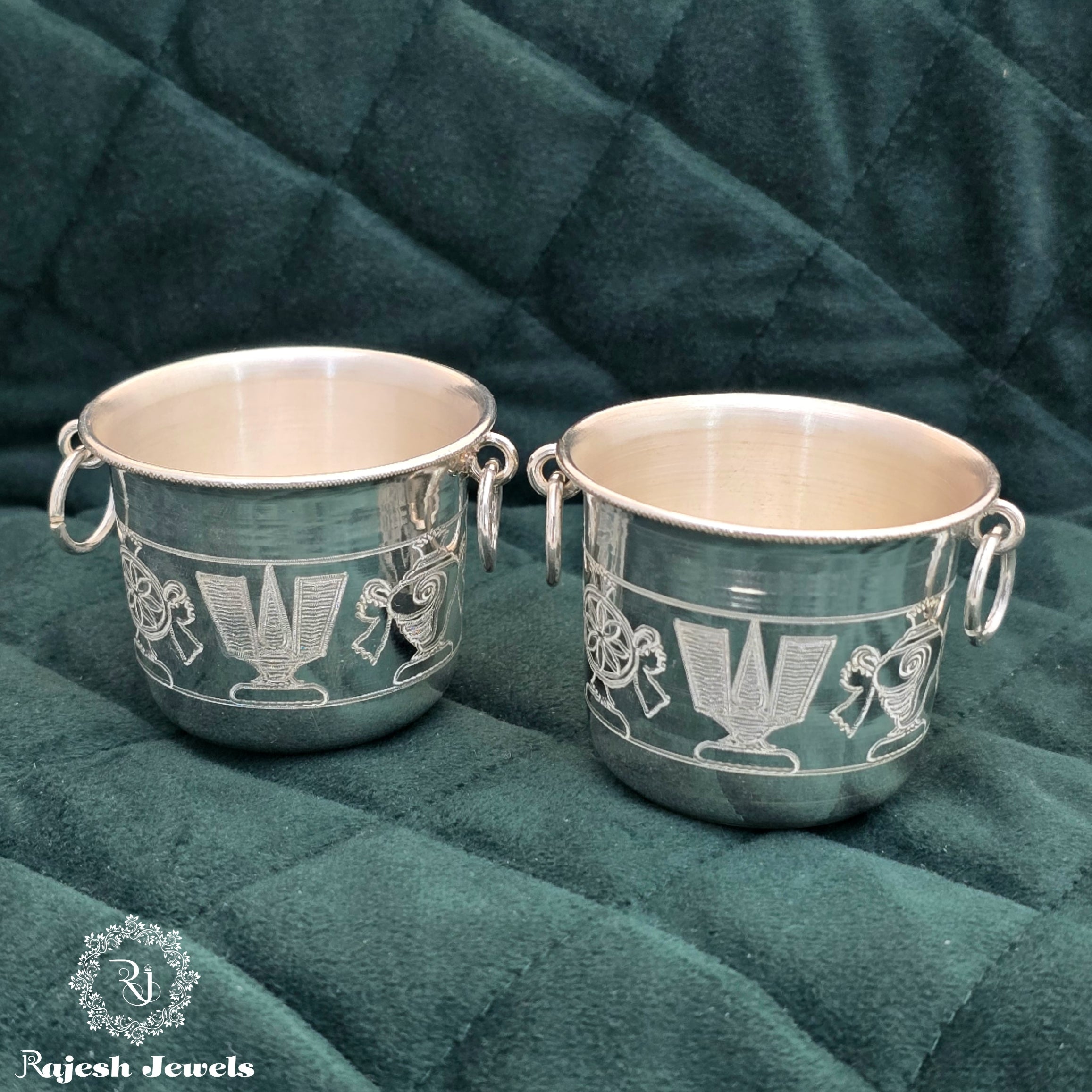 Shanku Chakra Prasadam Cups (Pair)