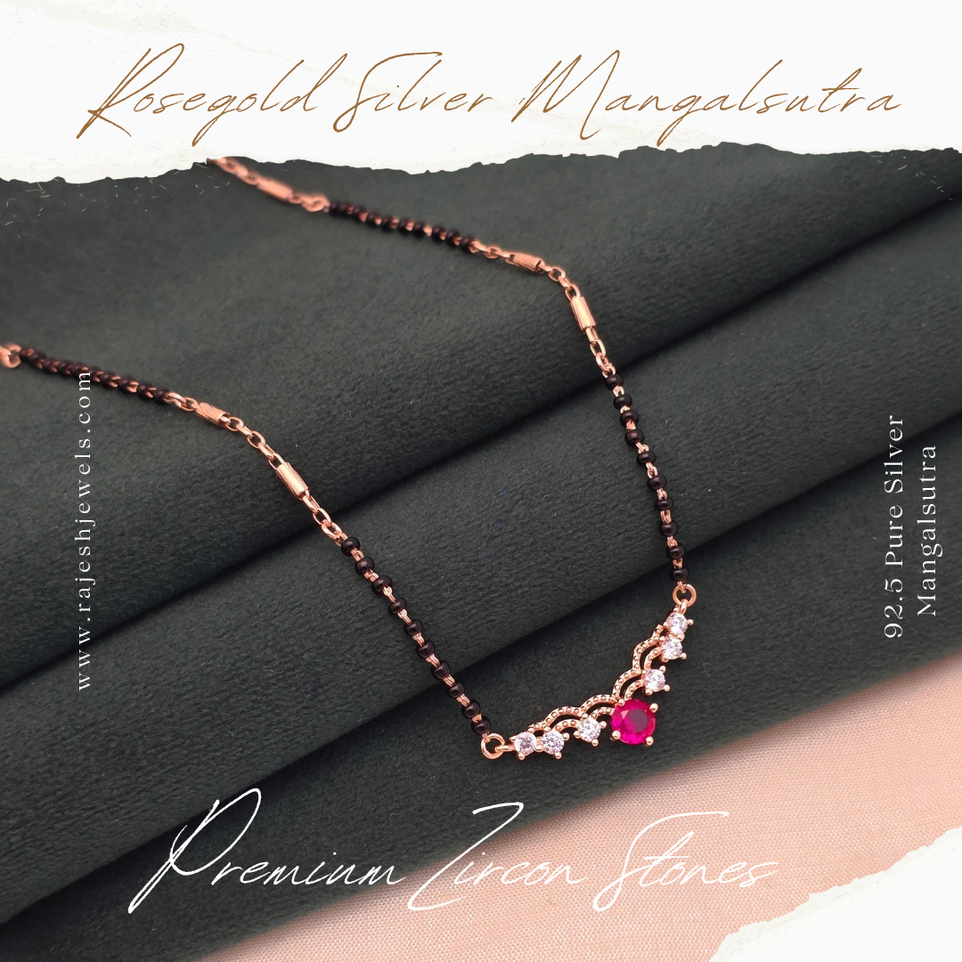 Luxurious Rosegold Mangalsutra