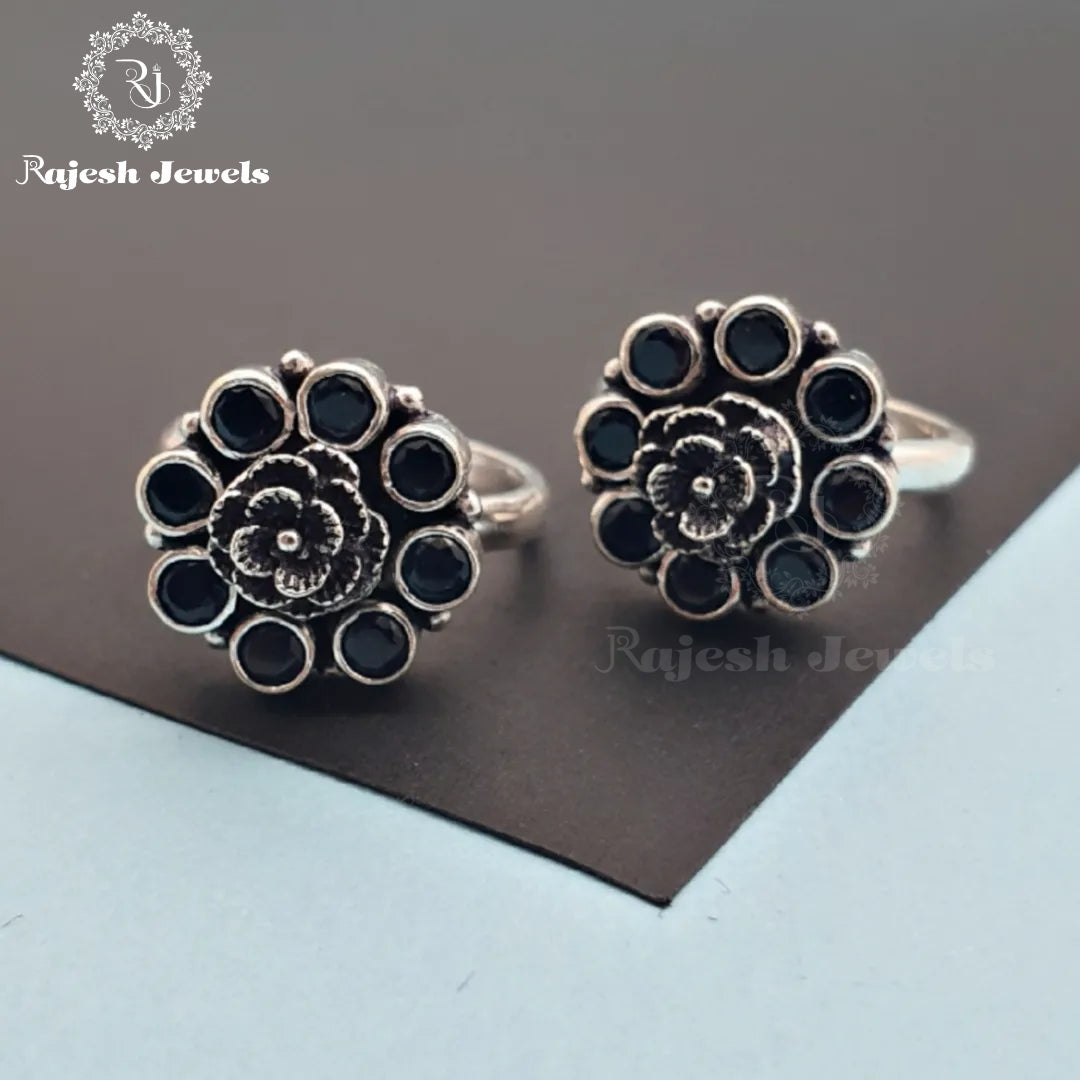 Royal Blue Rose Cutstone Toerings