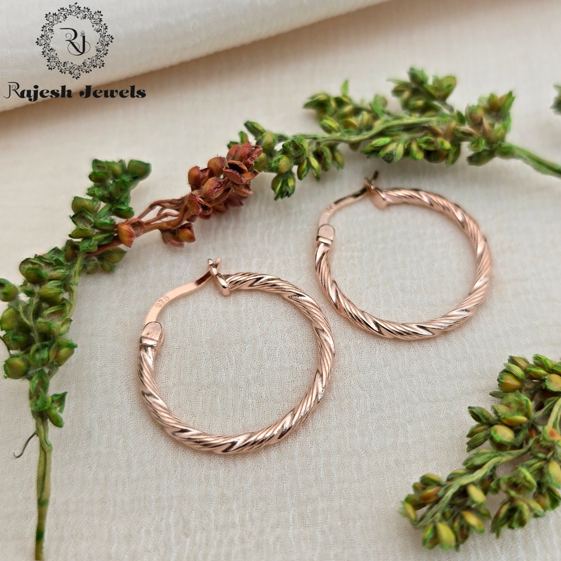 Sizzling Rosegold Bali Earrings