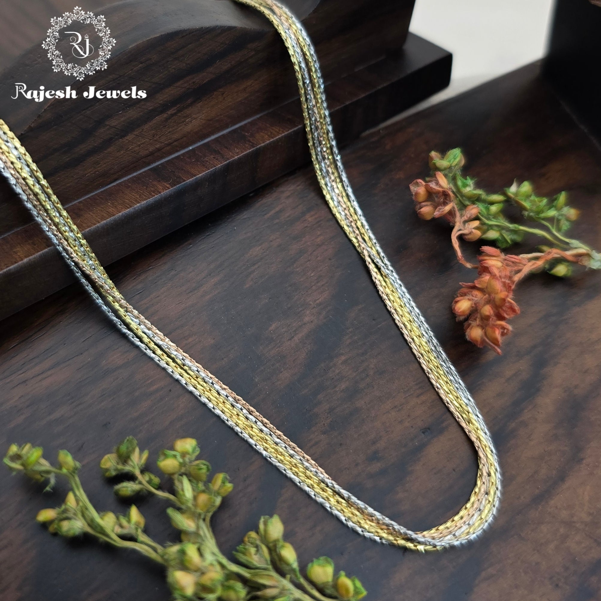 Seven Layered Tricolour Neckchain