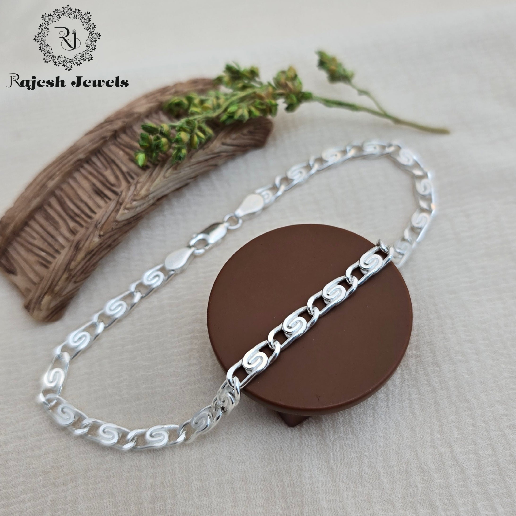 Signature Sterling Silver Men's Bracelet