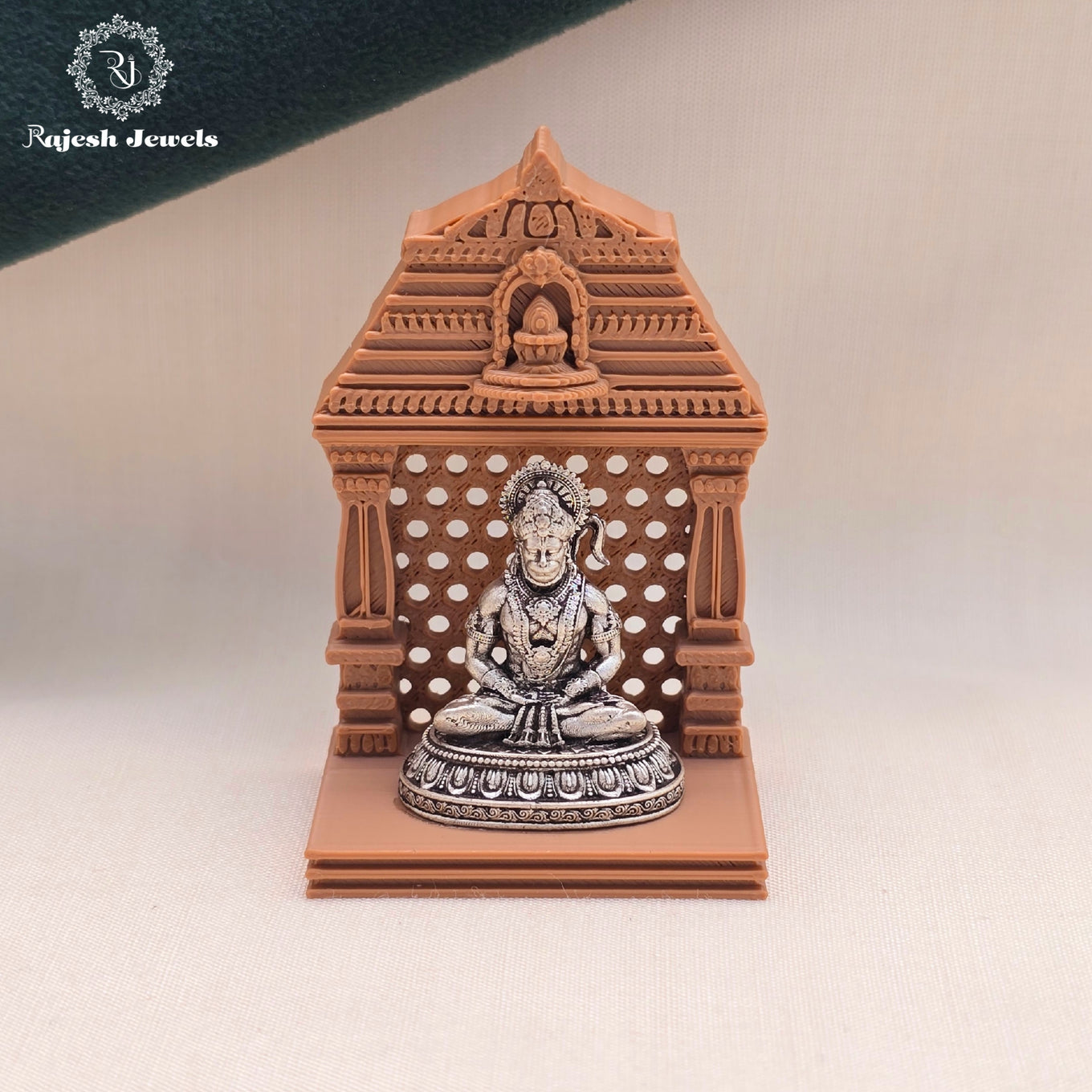 925 Silver 3D Hanuman Idol