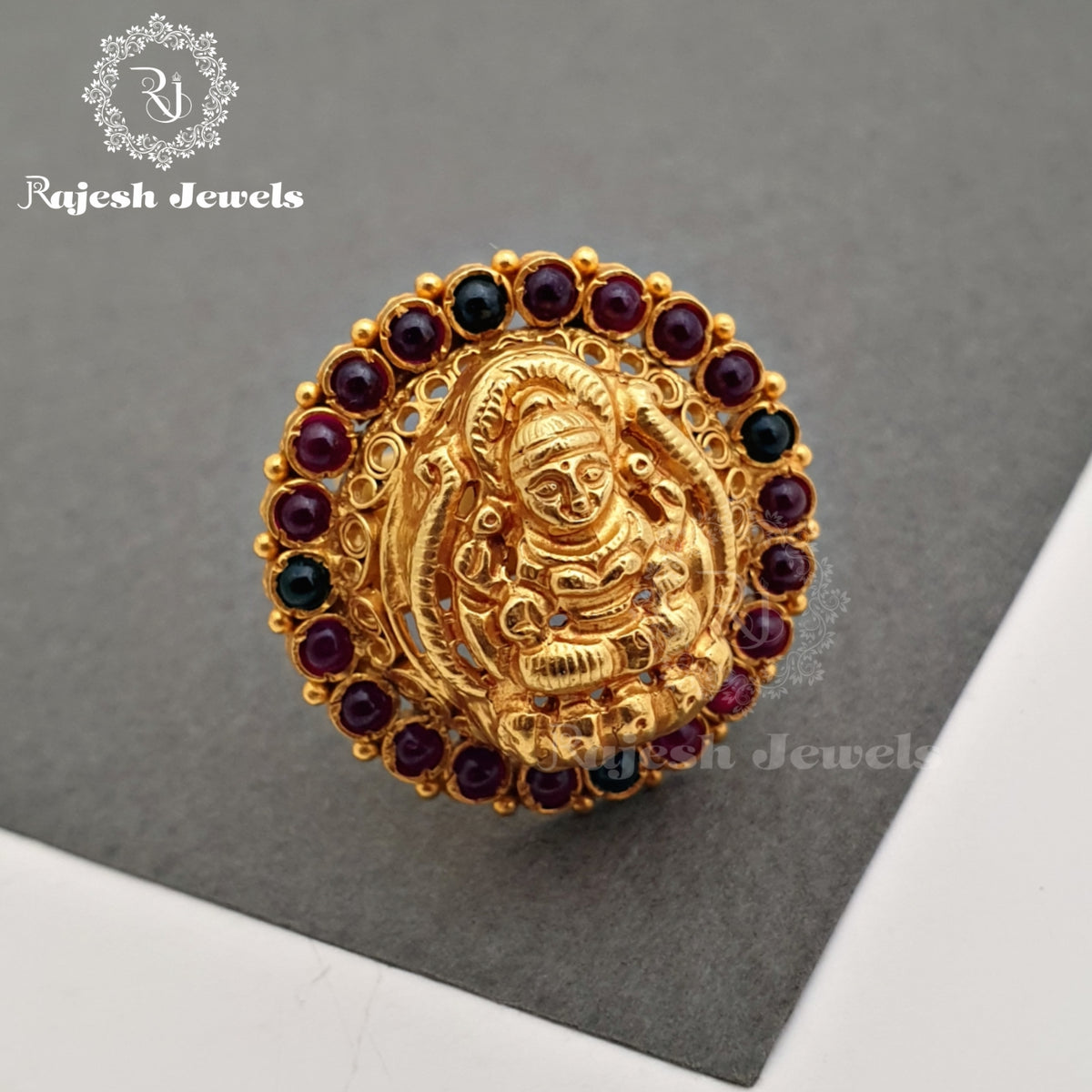 Goddess lakshmi finger deals ring