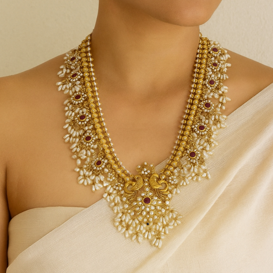 Silver Gold Plated Necklace