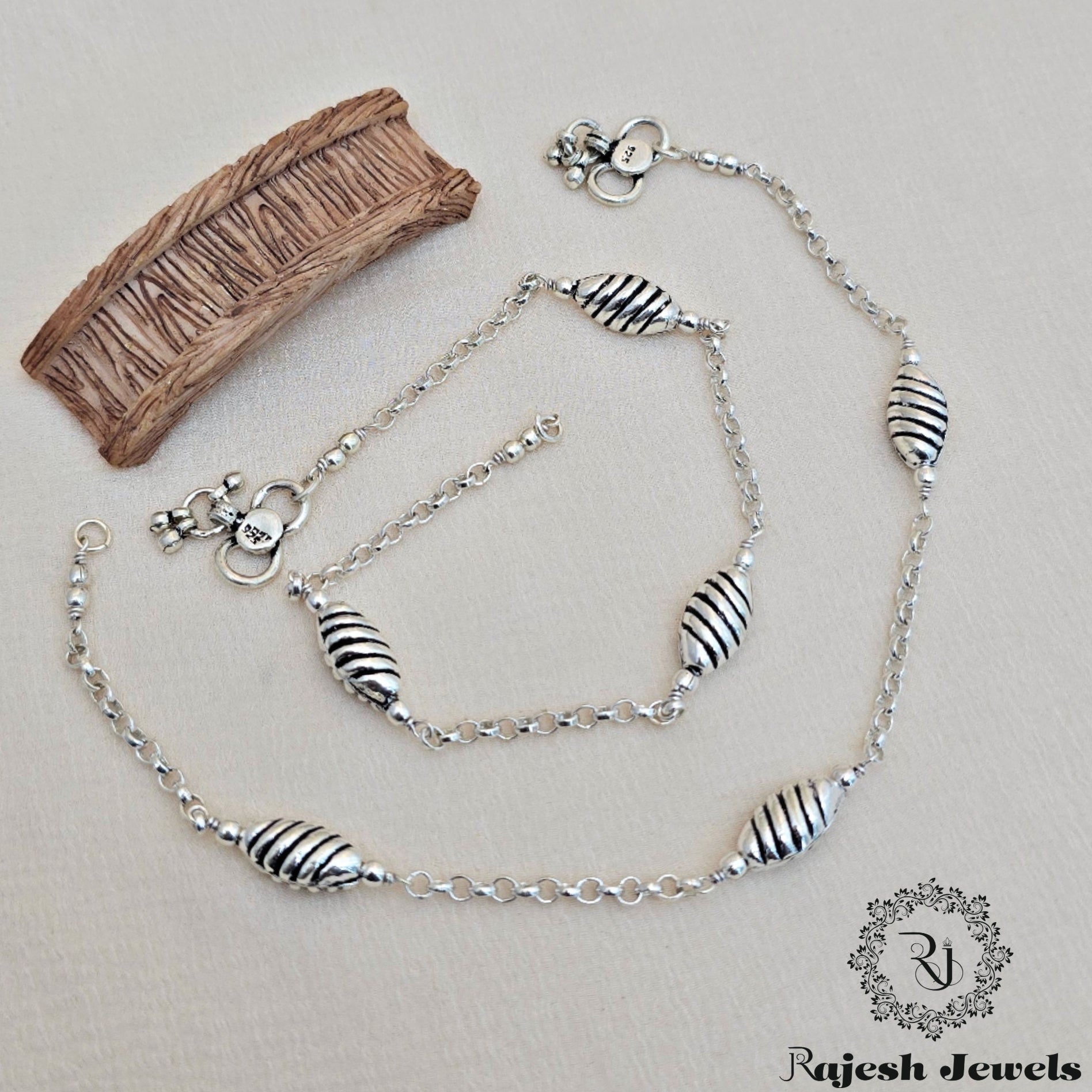 Magnificent Silver Antique Anklet