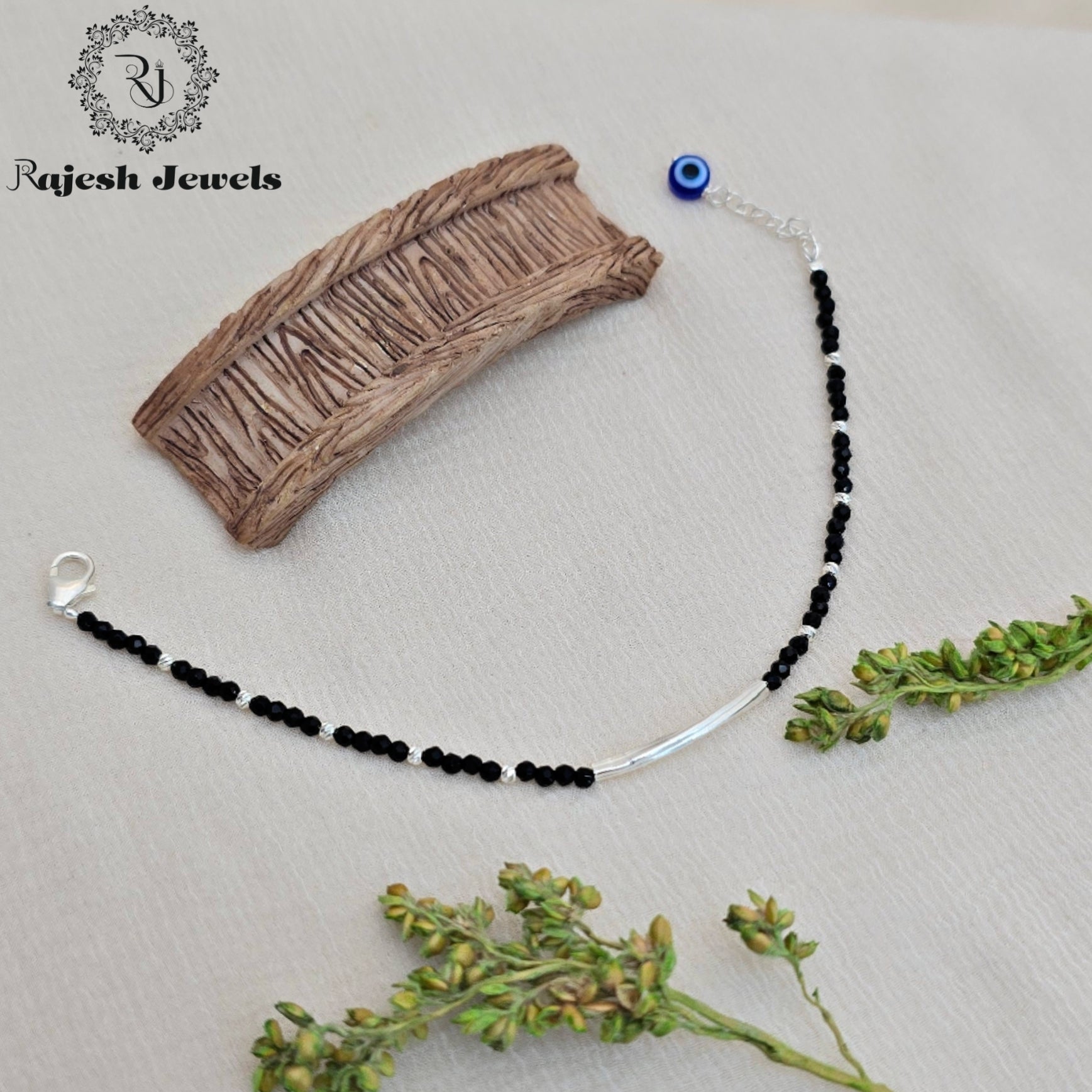 Fabulant Blackbeads Silver Ladies Bracelet