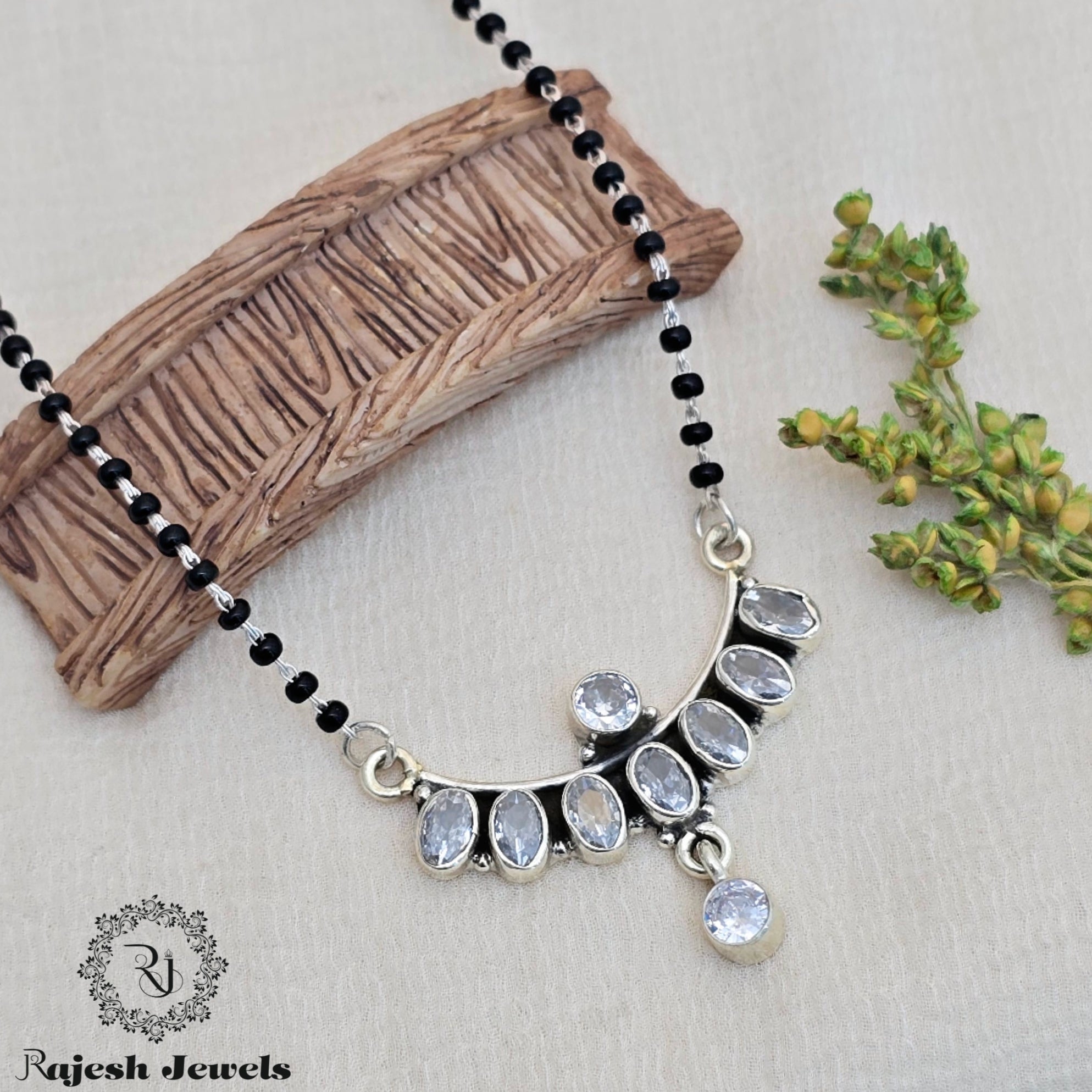 Fabulous Shiny Cz Cutstone Mangalsutra
