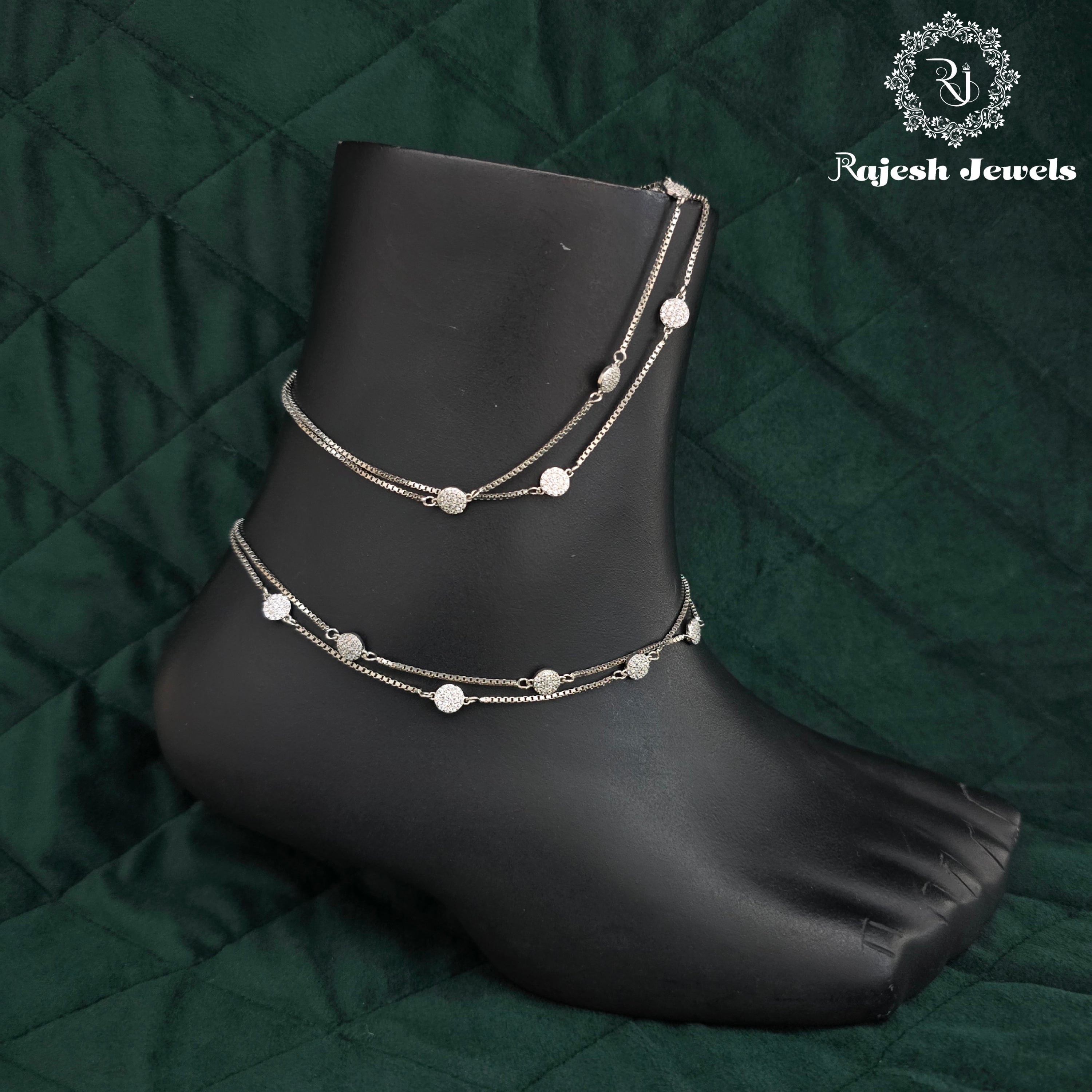 Fabulous Dual Chain Cz Anklet