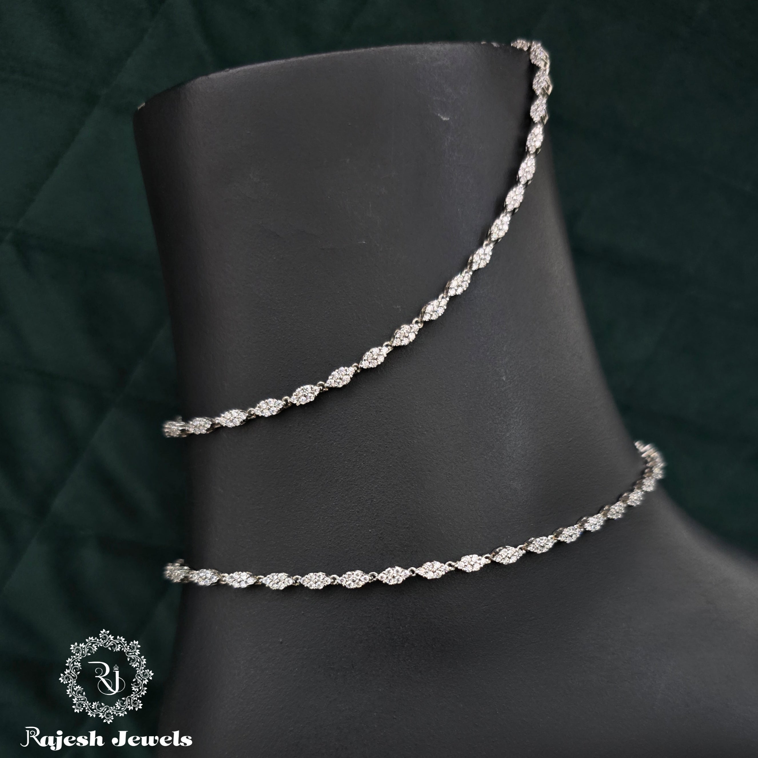 Glittering Cz Dailywear Anklet