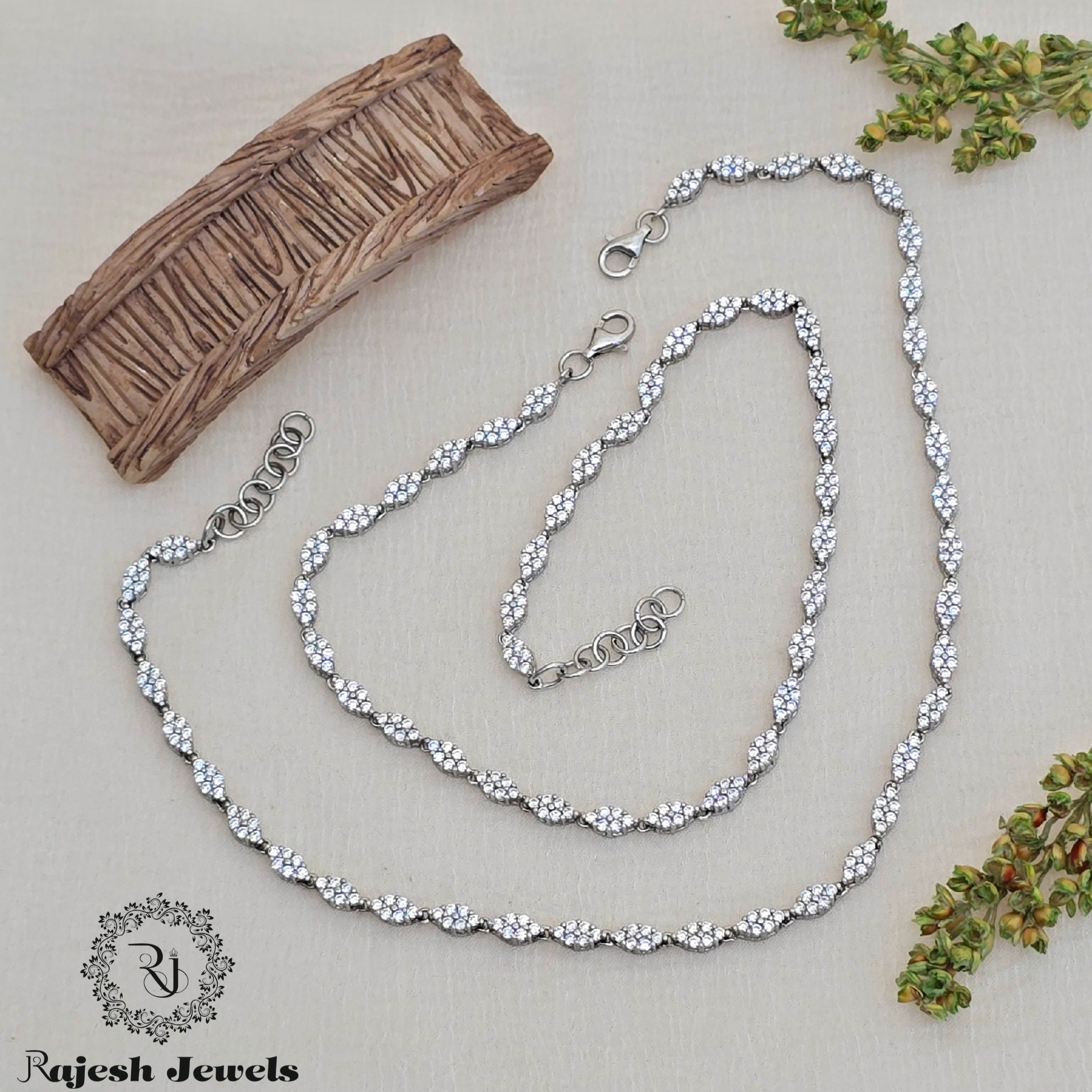 Glittering Cz Dailywear Anklet