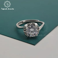 Authentic Solitaire Cz Finger Ring