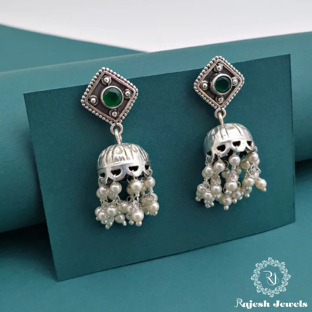 Gorgeous Pure Silver Jumka