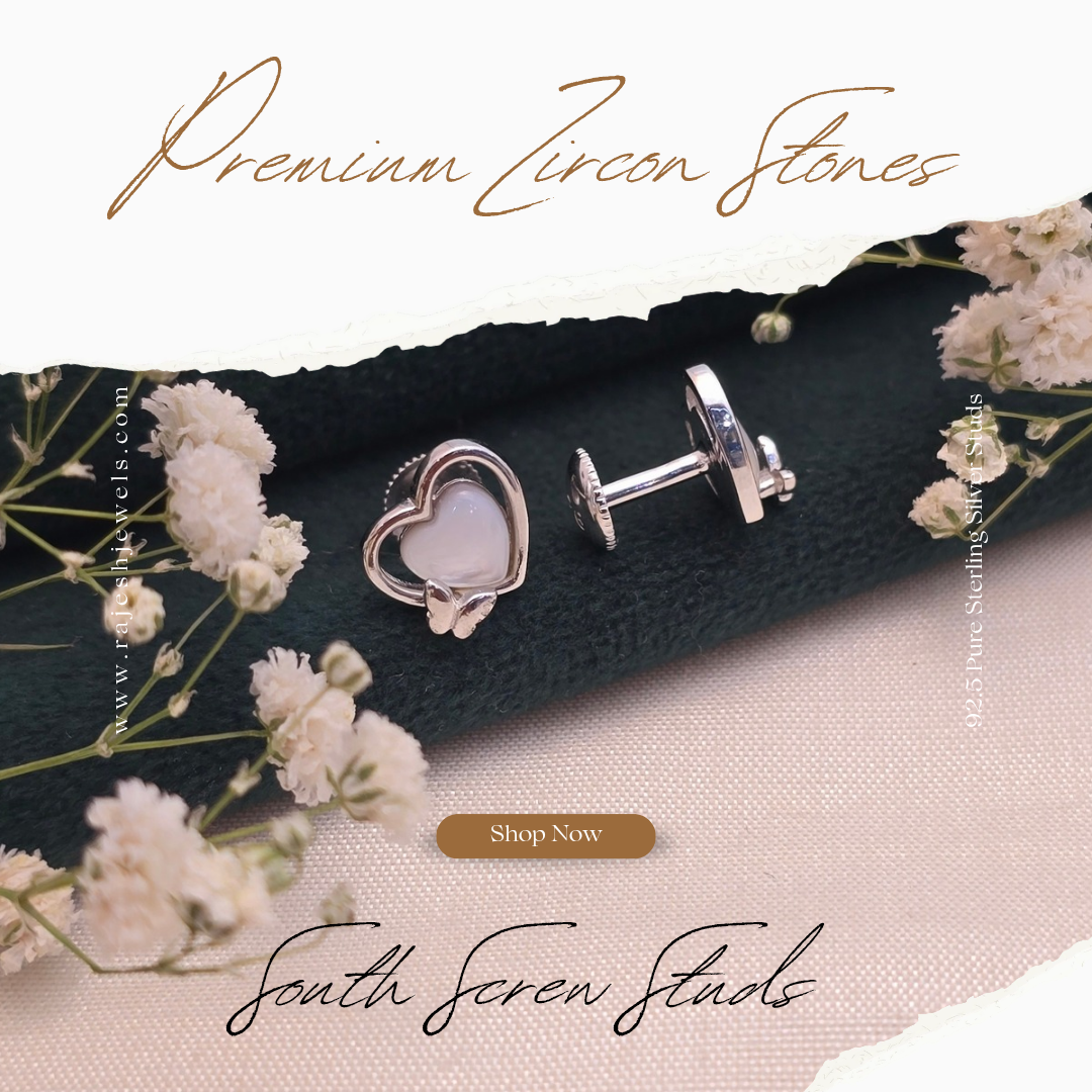 Classy Cz Stud Earrings
