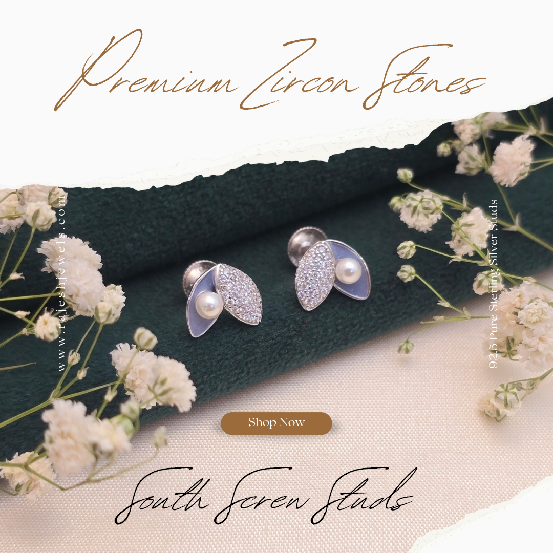 Charming Tulip Cz Stud Earrings
