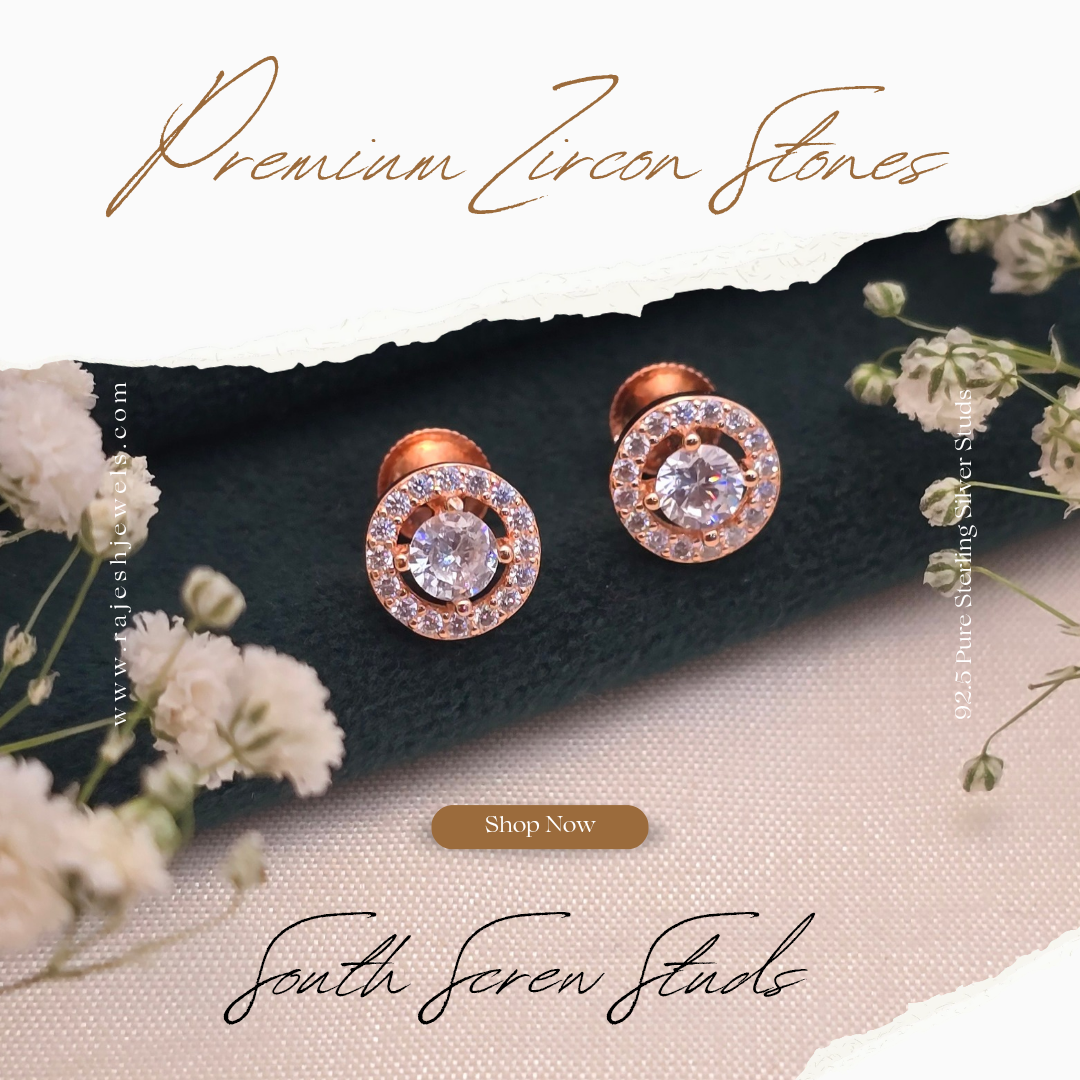 Adorable Solitaire Cz Stud Earrings