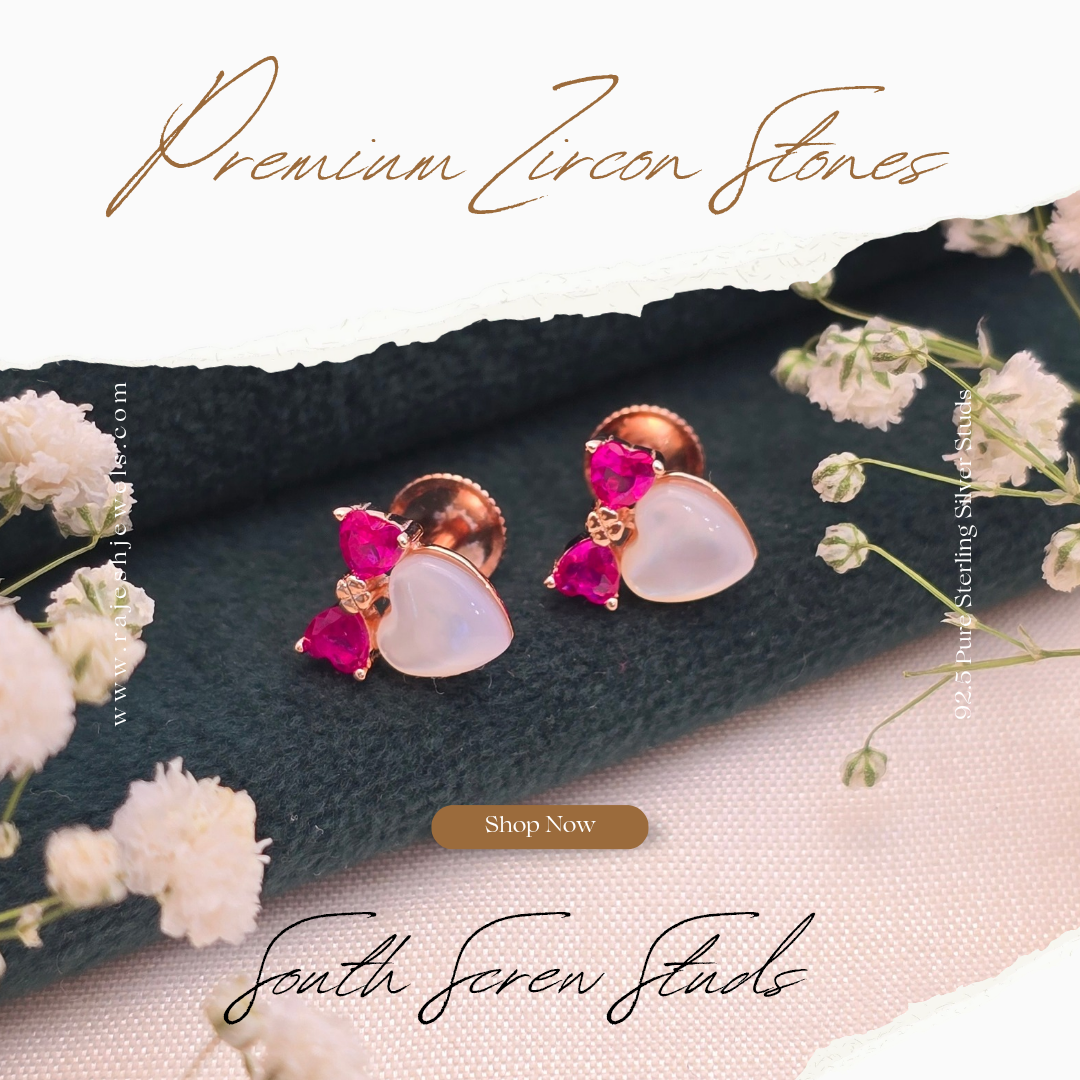 Exclusive Bow Cz Stud Earrings