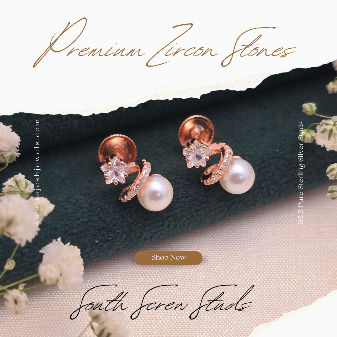 Mindblowing Cz Stud Earrings