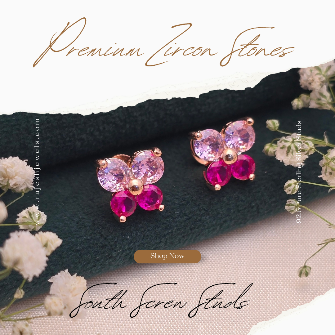 Fabulent Cz Stud Earrings