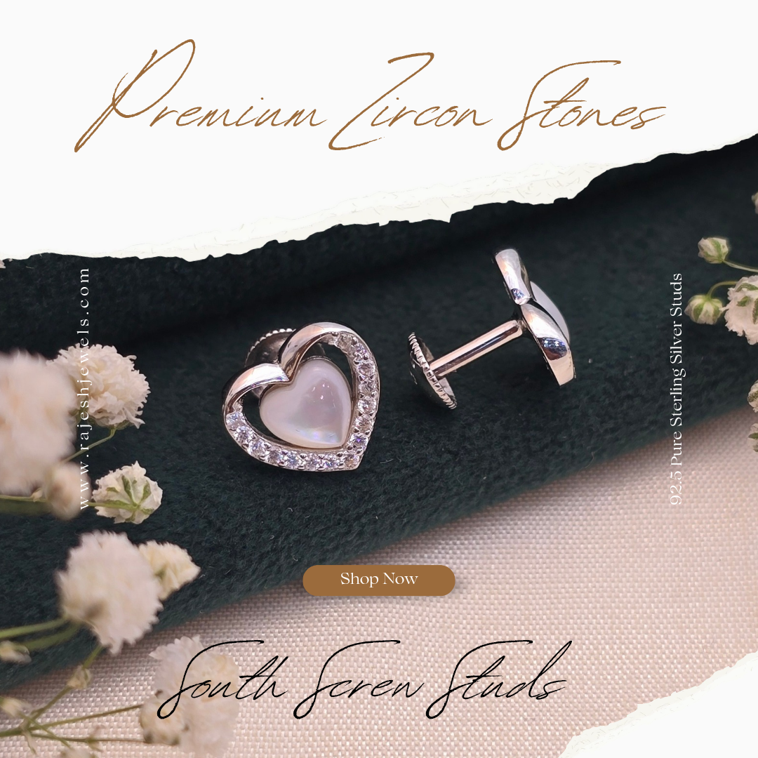 Alluring Cz Stud Earrings