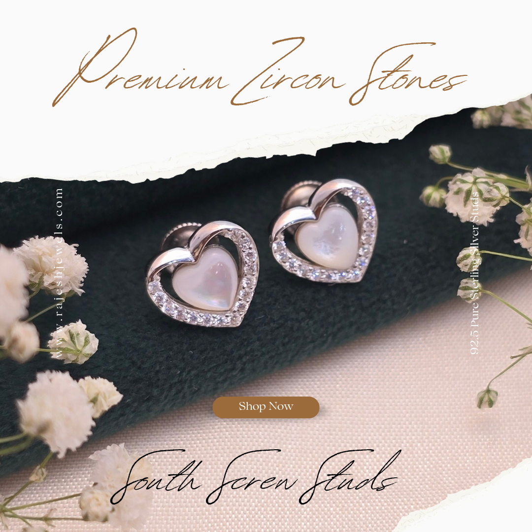 Alluring Cz Stud Earrings