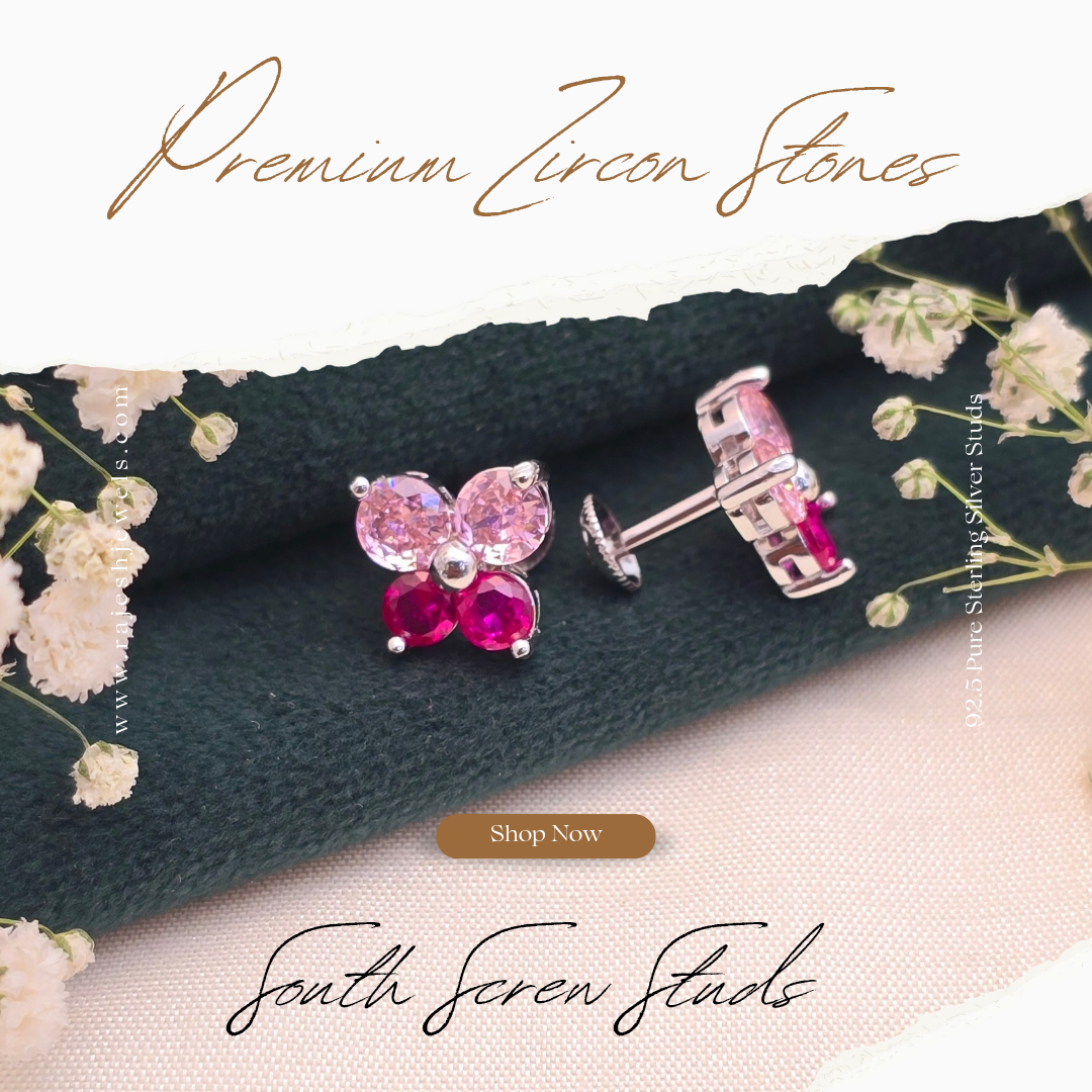 Dreamy Butterfly Cz Stud Earrings