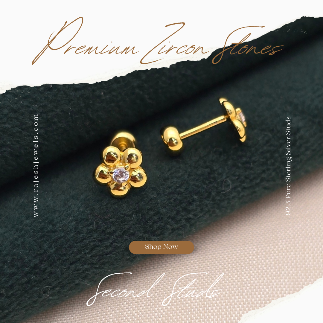 Blossomy Floral Stud Earrings