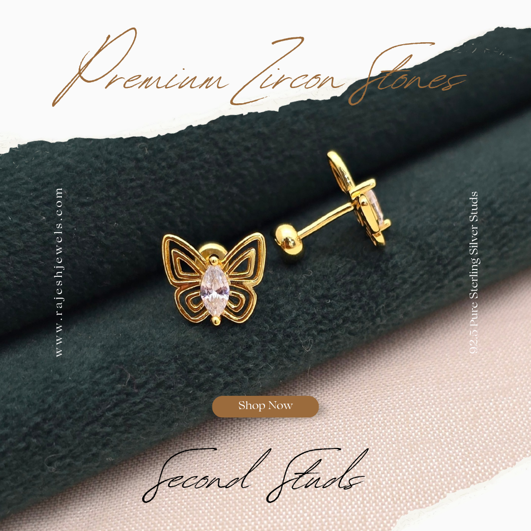 Classy Butterfly Stud Earrings