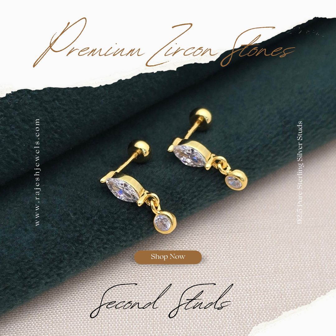 Minimalistic Drop Cz Earrings