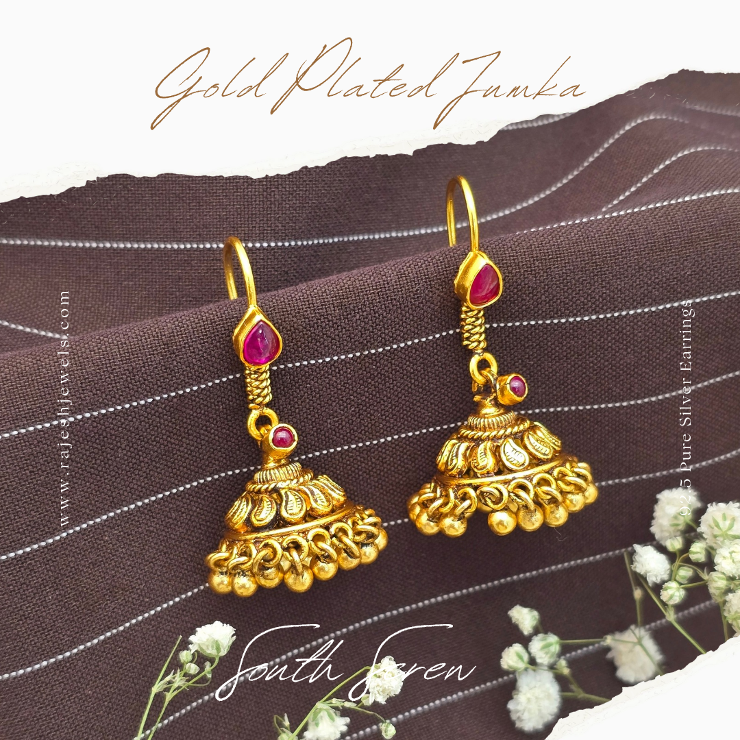 Exuberant Hanging Jumka Earrings