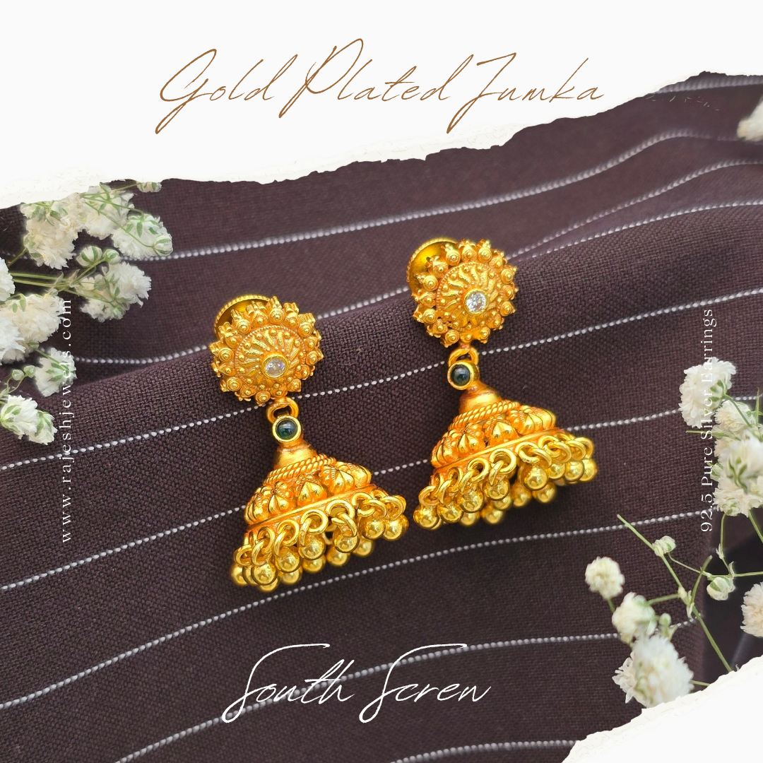 Elegant South Screw Jumka Earrings