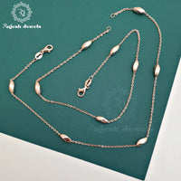 Glossy Rosegold Sleek Anklet