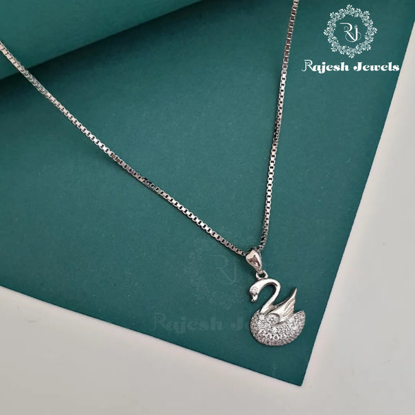 Lovely Swan Cz Neckpiece