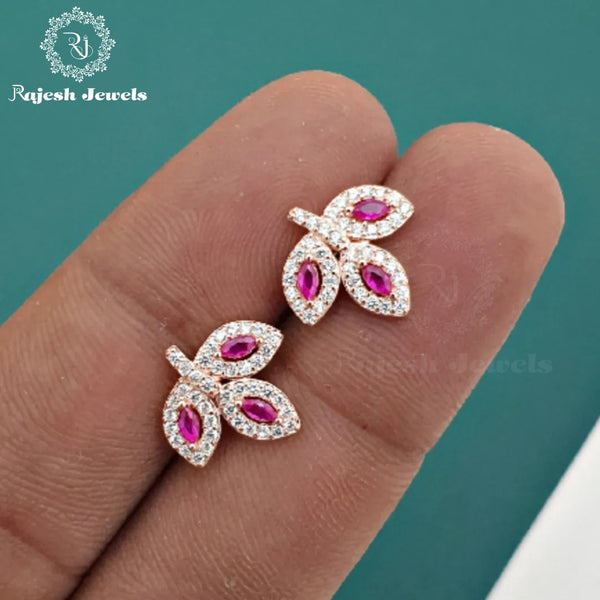 Adorable Leafy Cz Earrings