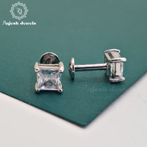 Squared Cz 6 mm Studs