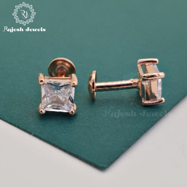 Square Cz 5 mm Studs