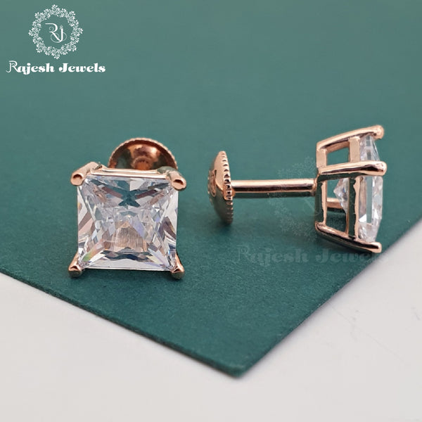 Squared Cz 8 mm Studs