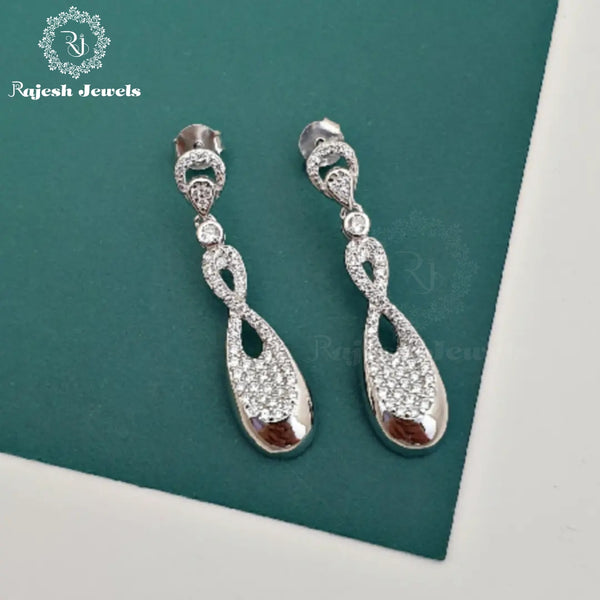 Beautiful Cz Hanging Earrings