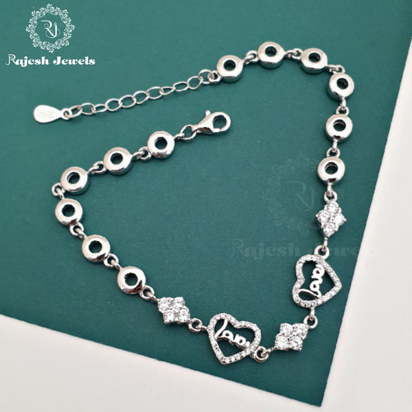 Lovely Heart Cz Bracelet