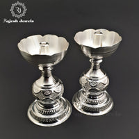 Lotus Nakshi Pair Lamps