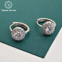 Solitaire Cz Bali Earrings