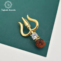 Trishul Cz Pendant