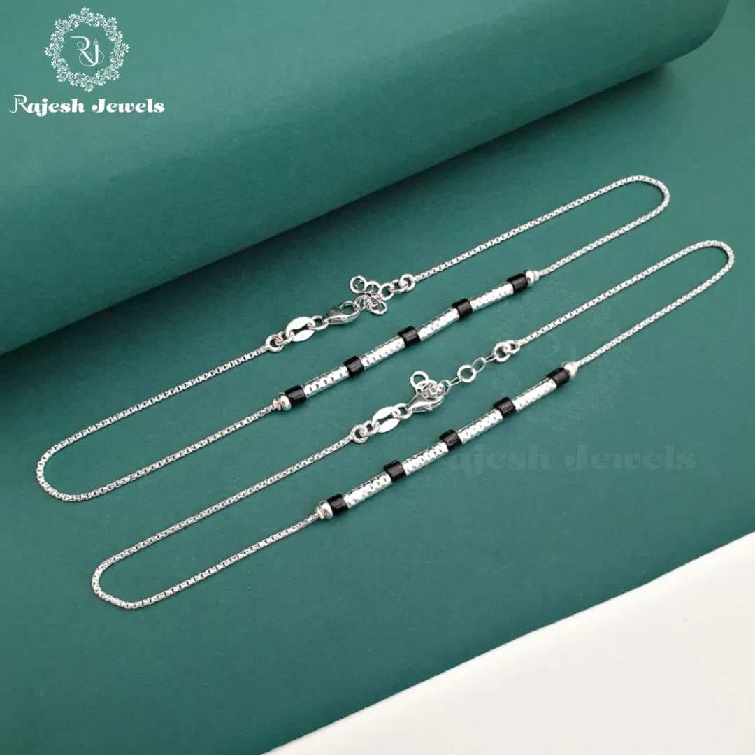 Excellent Black Beads Anklet