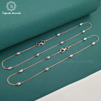 Fab Sleek Rosegold Anklet