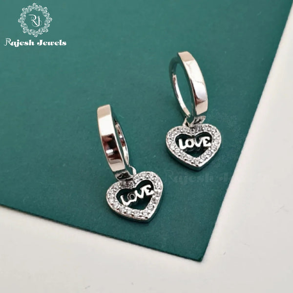 " Love " Hoop Earrings