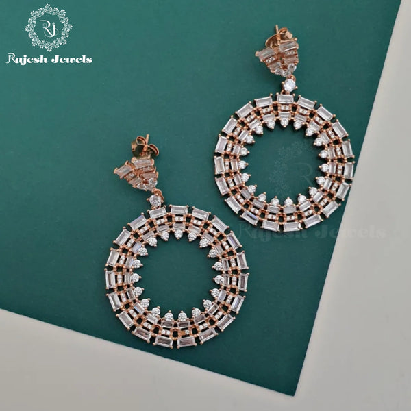 Glorified Cz Rosegold Earrings