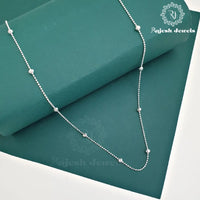 Vibrant White Finish Neckchain