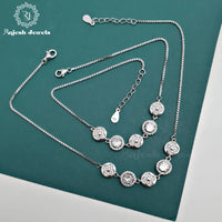 Solitaire Cz Anklet