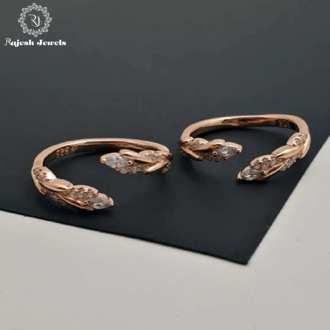 Appealing Cz Rosegold Toerings