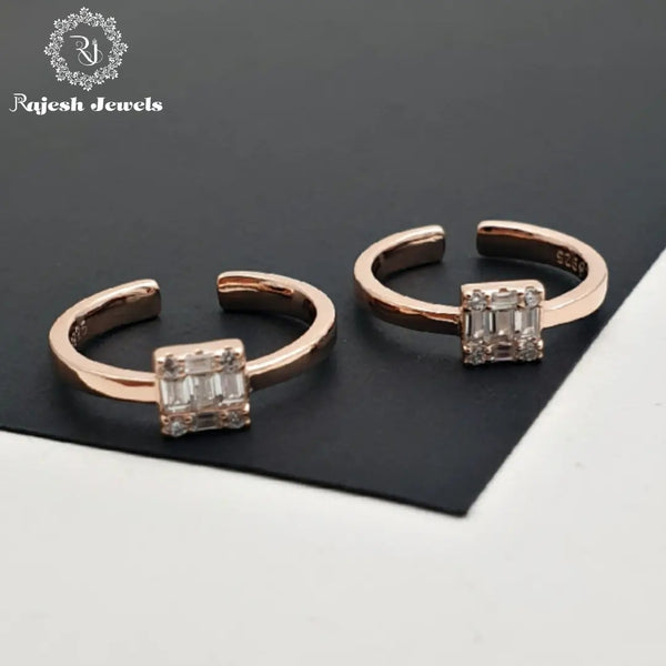 Sparkling Cz Rosegold Toerings